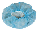 Cellucap Flat Pack Style Hand Sewn Blue Bouffant Cap, 24 inch -- 1000 per case.