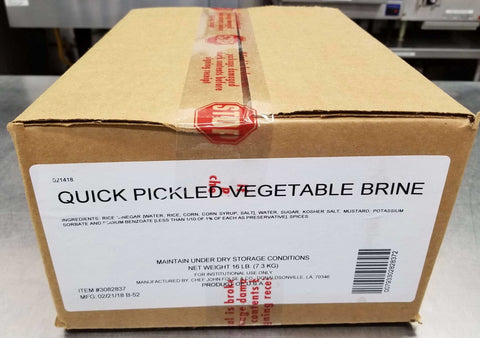 Chef John Folse and Company Quick Pickled Vegetable Brine, 2 Pound -- 8 per case