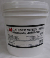 Country Muffin Cinnamon Coffee Cake Muffin Batter, 18 Pound Pail.