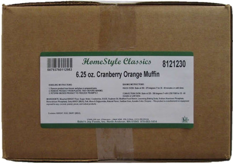 Bake'n Joy Homestyle Cranberry Orange Muffin Batter, 6.25 Ounce -- 75 per case