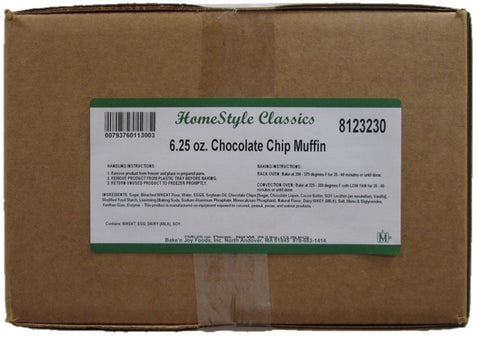 Bake'n Joy Homestyle Chocolate Chip Muffin Batter, 6.25 Ounce -- 75 per case