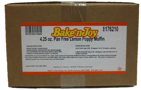 Bake N Joy Lemon Poppy Muffin Batter, 4.25 Ounce -- 36 per case.