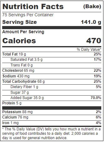 Bake N Joy Homestyle Cranberry Orange Muffin Batter, 5.4 Ounce -- 75 per case