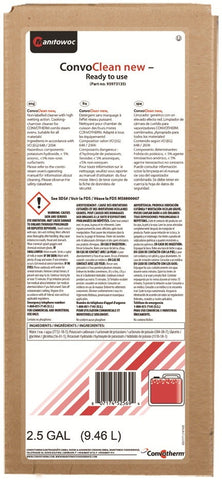 Diversey Convoclean Cleaning Detergent, 2.5 Gallon.