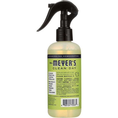 Mrs Meyers Clean Day Lemon Verbena Scent Room Freshener, 8 Fluid Ounce -- 6 per case