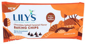 Lilys Sweets Chocolate Salted Caramel Flavor Backing Chips, 9 Ounce -- 12 per case