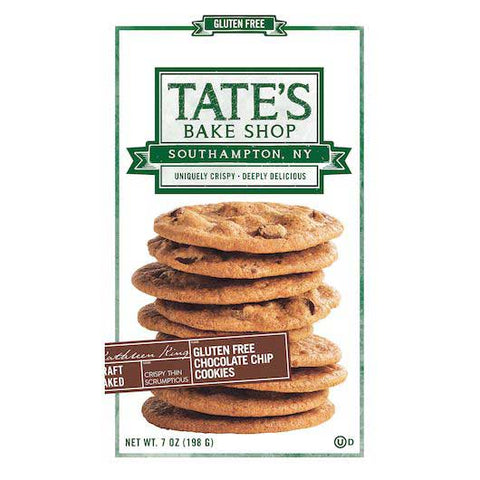 Tates Bake Shop Gluten Free Chocolate Chip Cookie, 7 Ounce -- 12 per case