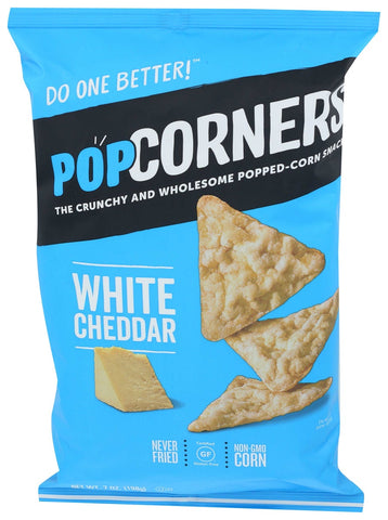 Popcorners White Cheddar Chips, 7 Ounce -- 12 per case