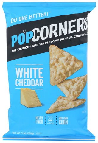 Popcorners White Cheddar Chips, 7 Ounce -- 12 per case