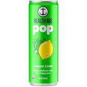 Health-Ade Pop Lemon Lime Soda, 12 Fluid Ounce -- 12 per case