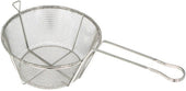 Winco Round 6 Mesh Wire Fry Basket, 9 5/8 x 9 5/8 x 4 15/16 inch -- 12 per case