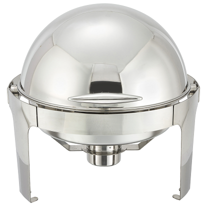 Winco Madison Round Roll Top Chafer.