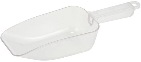 Winco Polycarbonate Clear Scoop, 10 Ounce -- 24 per case