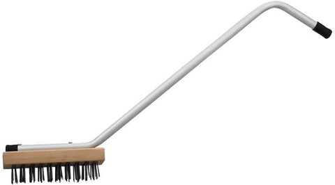Winco Commercial Heavy Duty Broiler Brush with Steel Wire Bristles, 31 inch