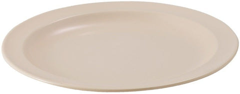 Winco Melamine Tan Round Plate, 10.25 inch Dia. -- 12 per case