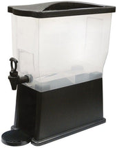 Winco Plastic Rectangular Slim Beverage Dispenser, 3 Gallon