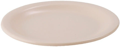Winco Melamine Tan Round Plate, 7.5 inch Dia. -- 12 per case