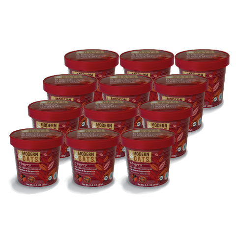 Modern Oats 5 Berry Oatmeal, 65 Gram -- 12 per case.