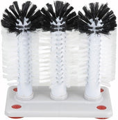 Winco Glass Washer Brush with Plastic Base