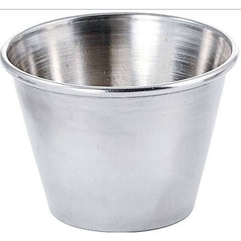 Winco Stainless Steel Light Sauce Cup, 2.5 Ounce -- 12 per case