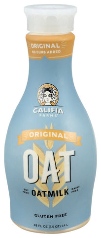 Califia Farms Unsweetened Oatmilk, 48 Fluid Ounce -- 6 per case