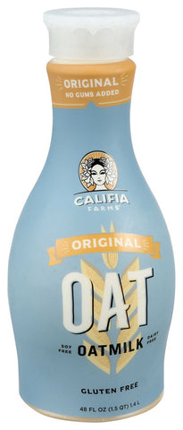 Califia Farms Unsweetened Oatmilk, 48 Fluid Ounce -- 6 per case