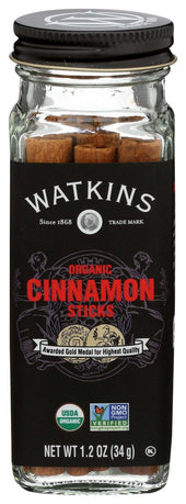 Watkins Organic Cinnamon Sticks, 1.2 Ounce -- 3 per case