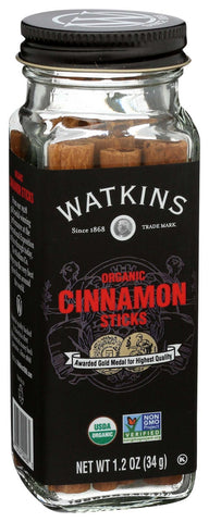 Watkins Organic Cinnamon Sticks, 1.2 Ounce -- 3 per case
