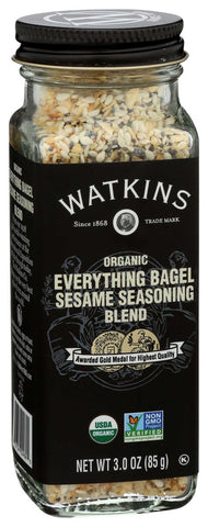 Watkins Organic Everything Bagel Sesame Seasoning Blend, 3 Ounce -- 3 per case