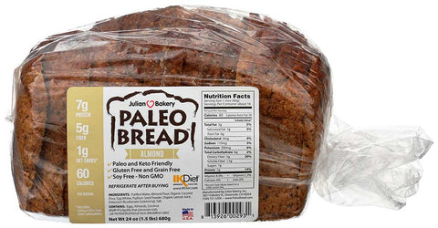 Julian Bakery Paleo Almond Bread, 1.5 Pound -- 6 per case.