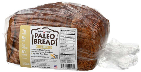 Julian Bakery Paleo Almond Bread, 1.5 Pound -- 6 per case.