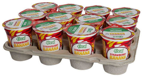 Freal Strawberry Banana Smoothie, 9 Fluid Ounce -- 12 per case