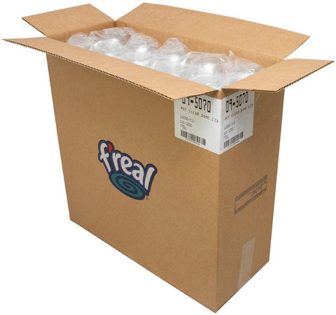 Freal Clear Dome Lid Only -- 1000 per case