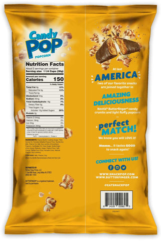 Snaxsational Brands Snickers Butterfinger - Mixed Shipper, 5.25 Ounce -- 48 per case