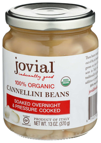 Jovial Organic Cannellini Beans, 13 Ounce -- 6 per case.