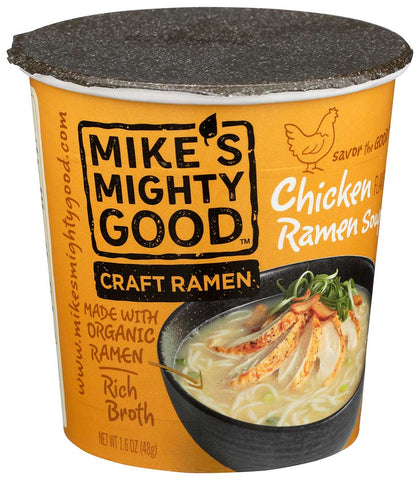 Mikes Mighty Good Organic Chicken Ramen Soup, 1.6 Ounce -- 6 per case