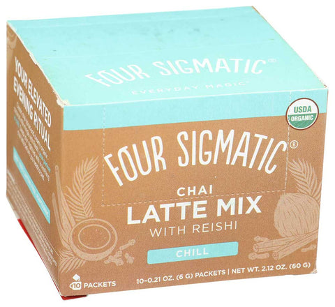 Four Sigmatic Organic Chai Latte with Reishi and Turkey Tail - 10 count per pack