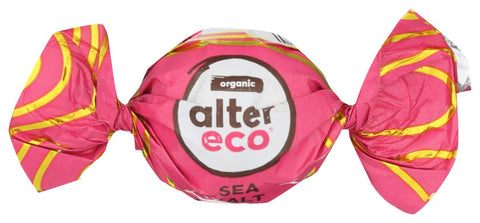 Alter Eco Organic Dark Chocolate Sea Salt Truffle, 0.42 Ounce -- 60 per case
