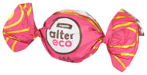 Alter Eco Organic Dark Chocolate Sea Salt Truffle, 0.42 Ounce -- 60 per case