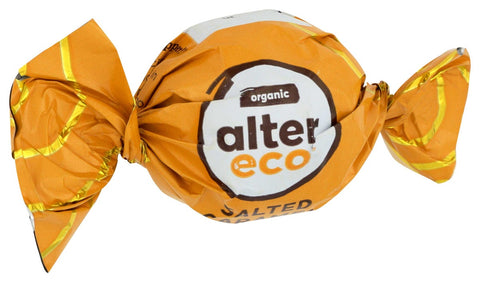 Alter Eco Organic Salted Caramel Dark Chocolate Truffle, 0.42 Ounce -- 60 per case