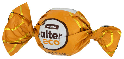 Alter Eco Organic Salted Caramel Dark Chocolate Truffle, 0.42 Ounce -- 60 per case