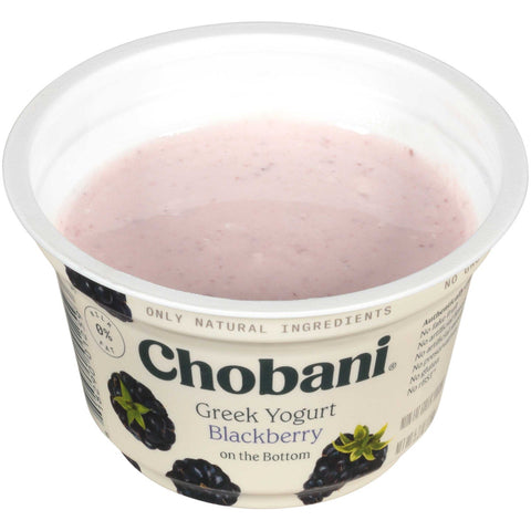 Chobani Non Fat Blackberry Greek Yogurt, 5.3 Ounce -- 12 per case