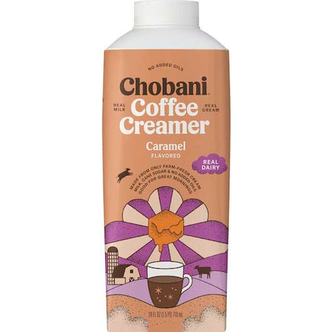 Chobani Caramel Coffee Creamer, 24 Fluid Ounce -- 6 per case