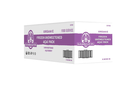 Sambazon Organic Unsweetened Acai Pack, 80 count per pack
