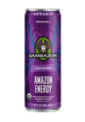 Sambazon Amazon Energy Organic Acai Berry Energy Drink, 12 Ounce -- 12 per case