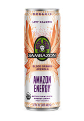 Sambazon Organic Blood Orange Acerola Energy Drink, 12 Ounce -- 12 per case.
