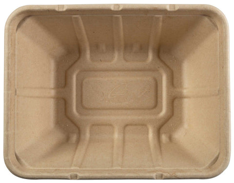 Primeware Deep Tan Tub, 7 x 9 x 3.125 inch -- 200 per case.