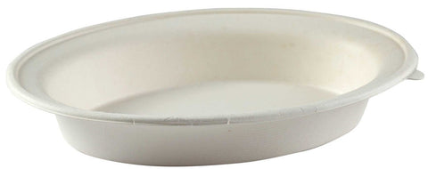 Primeware Heavy Molded Fiber Oval Bowl, 32 Ounce -- 250 per case.