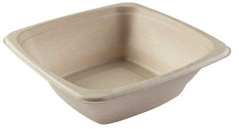 Primeware Square Tan Bowl, 24 Ounce -- 300 per case.