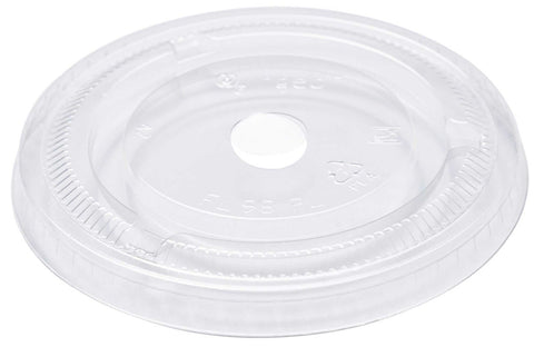 Primeware Clear PLA Compostable Flat Lid Only -- 1000 per case.